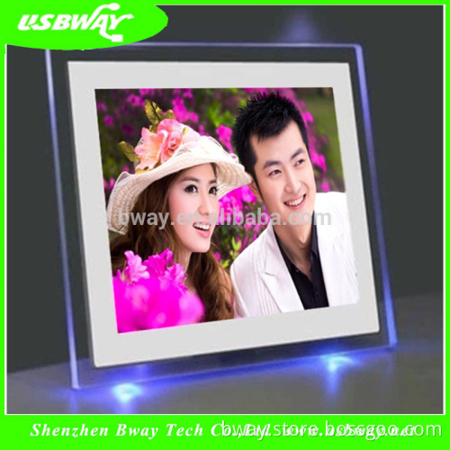 New Multi-functional 8 inch with LED digital photo frame night light night lamps for baby kids with remote control